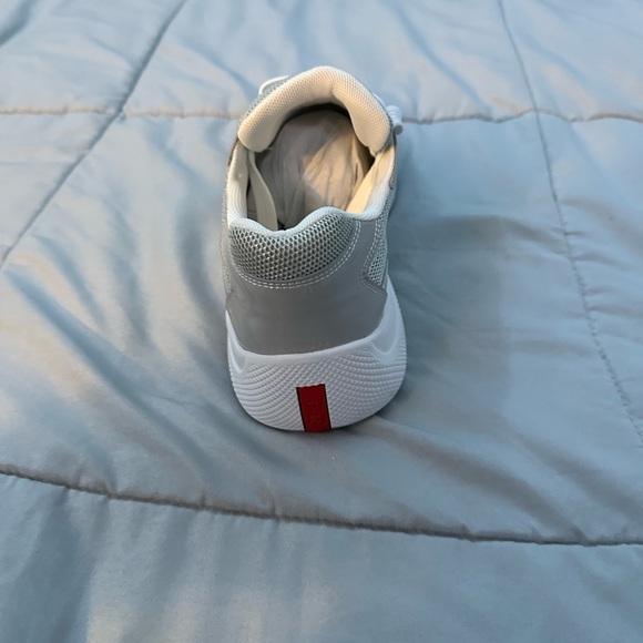 Patent leather and technical fabric Prada America's Cup sneakers - Picture 13 of 16